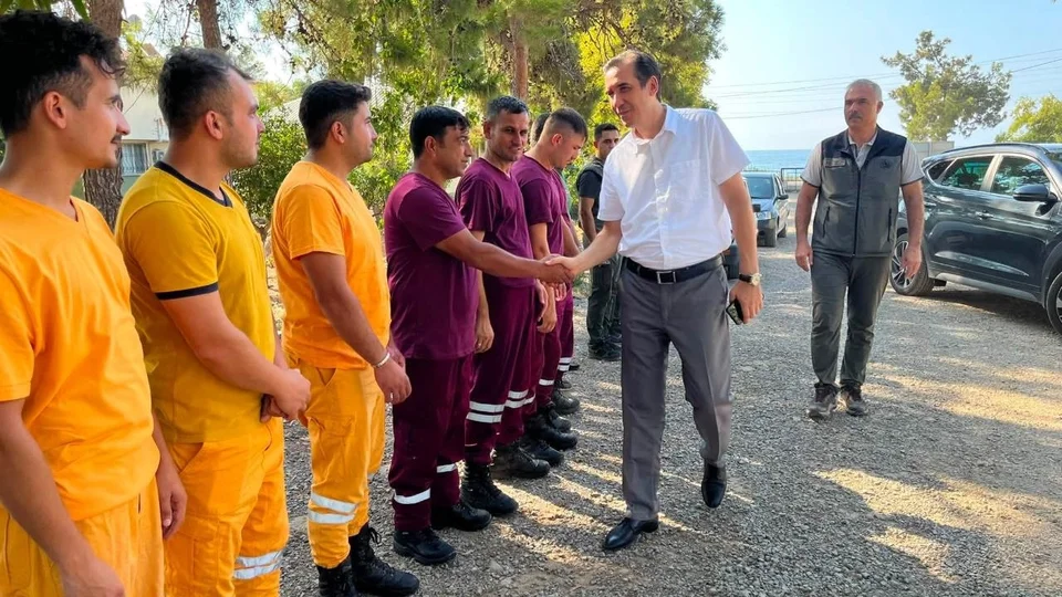 Bozyazı Kaymakamı Topsakaloğlu'ndan Ormancılara Moral Ziyareti