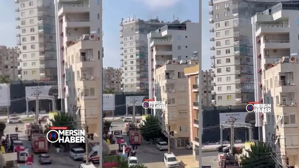 Mezitli’de Korkutan Duman: Fatih Mahallesi’nde Yangın Alarmı