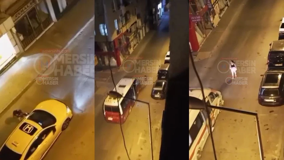 Zeytinlibahçe Caddesi’nde Sürücülere Zor Anlar: Yoldan Geçen Araçları Durdurup Laf Attı!