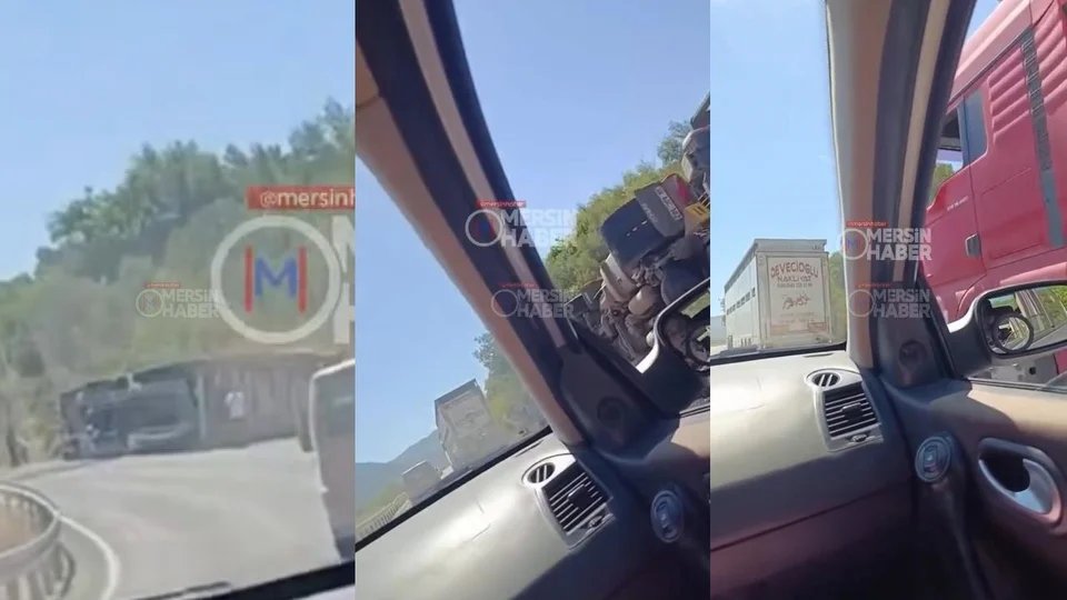 Silifke’de TIR Devrildi: Ulaşımda Aksamalar Yaşandı