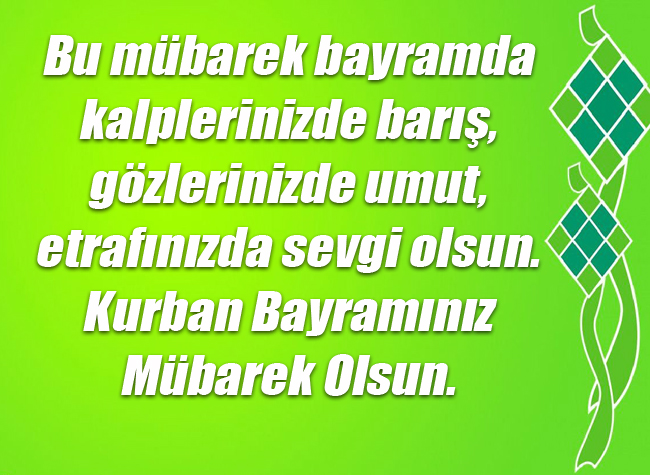 Kurban Bayramı Mesajı 12