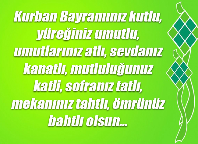 Kurban Bayramı Mesajı 7