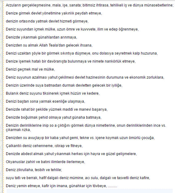 Rüyada Deniz görmek