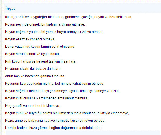 Rüyada Koyun görmek