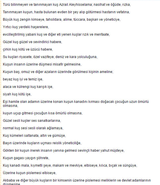 Rüyada Kuş görmek