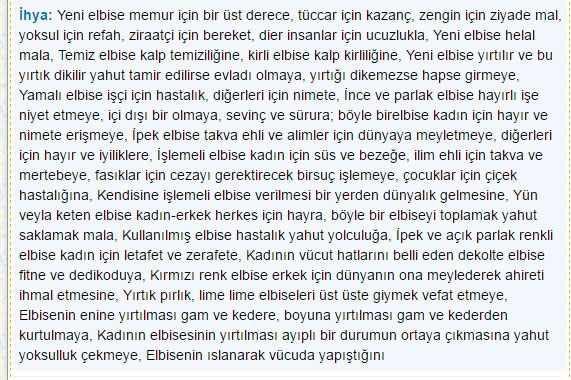 Rüyada Elbise görmek