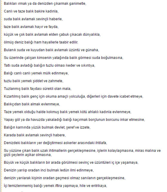 Rüyada Balık görmek