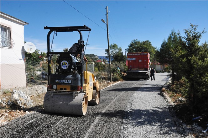Erdemli’ye Bağlanan Yayla Köylerinde Asfalt Sevinci
