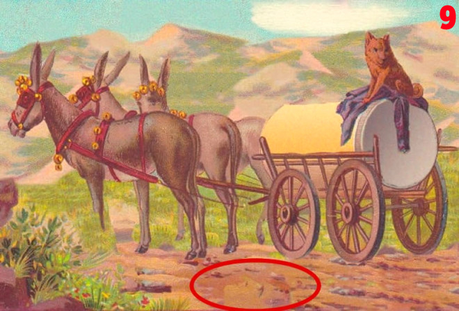 İşte, yerde bir insan yüzü var. Aslında çok basitti değil mi?