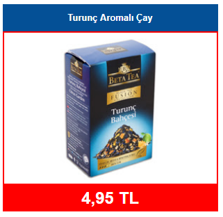 Turunç Aromalı Çay  4,95 TL