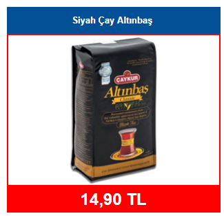 Siyah Çay Altınbaş   14,90 TL