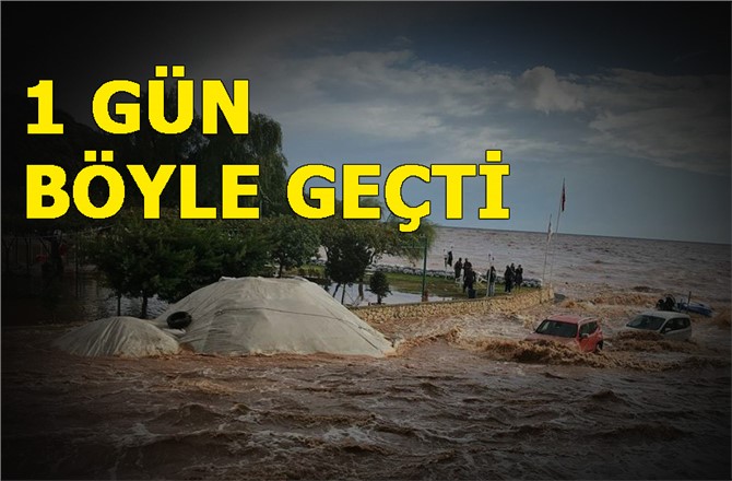 Mersin'de 5 Kasım Pazar Günü Yaşanan Sel'e Ait Fotoğraflar
