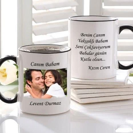 Babalar Gününe Özel - Resim Baskılı Sihirli Kupa