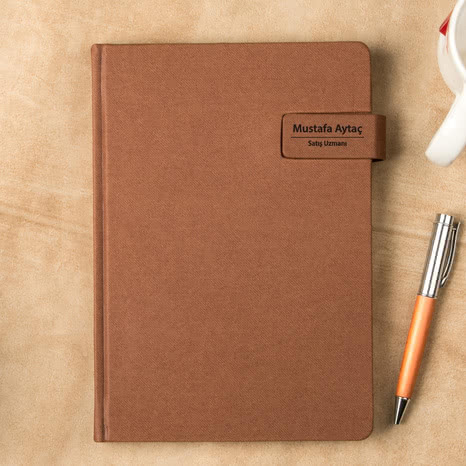 İsim ve Titre Yazılı Kişiye Özel Ajanda