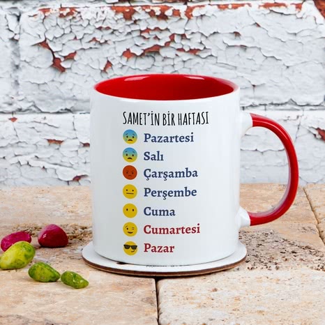 Kişiye Özel Haftanın Günleri Modu Kupası