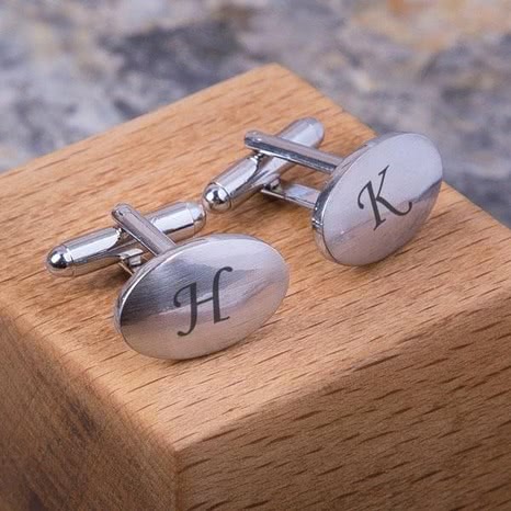 Kişiye Özel Kol Düğmesi Elips