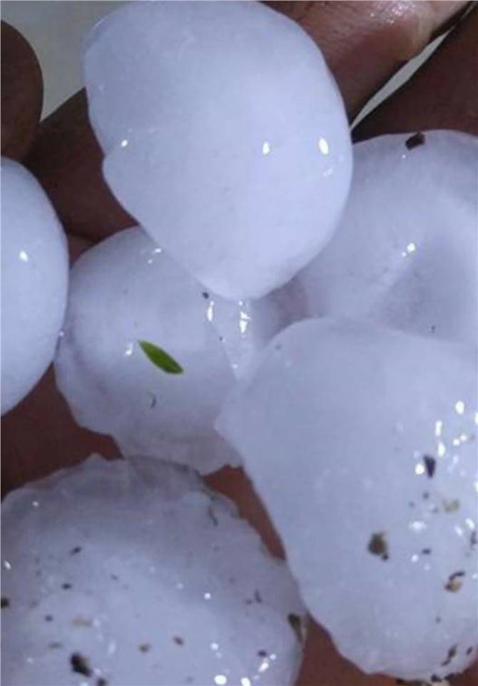 Mersin Doluya Teslim Oldu