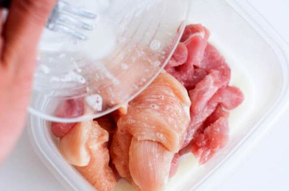 Yumuşak etler için...