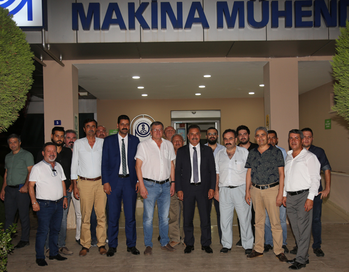 Başkan Hamit Tuna Makine Mühendisleri Odasında