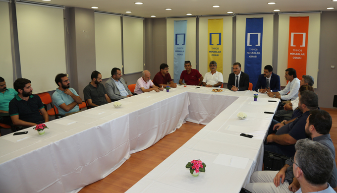 Mimarlar Odası ziyaret 