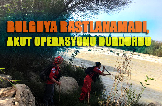 AKUT Mersin, Herhangi Bulguya Rastlanamadığı İçin Silifke Göksu'da Çalışmaları Sonlandırdı