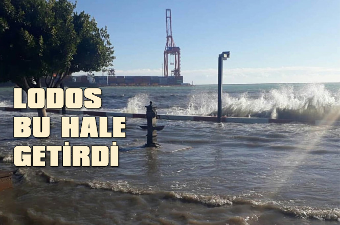 Mersin'de Merkezde Deniz Seviyesi Yaklaşık 1 Buçuk Metre Yükseldi