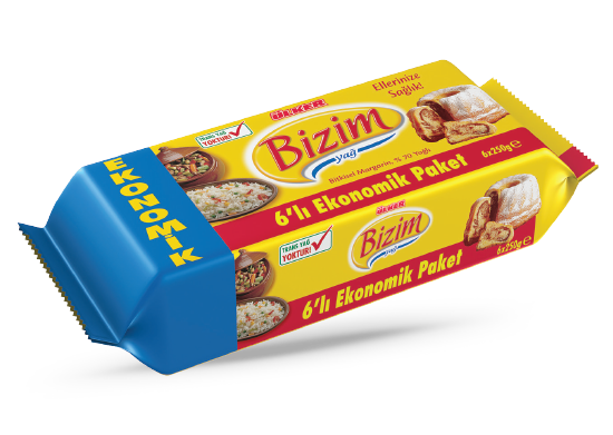 Paket Margarin Bizim 250 g x 6 adet