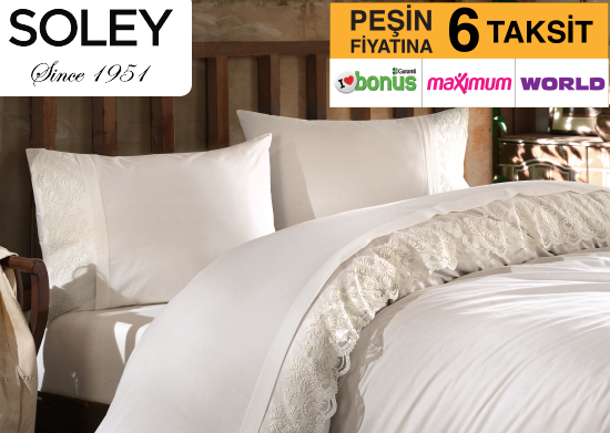 Güpürlü Çift Kişilik Nevresim Takımı