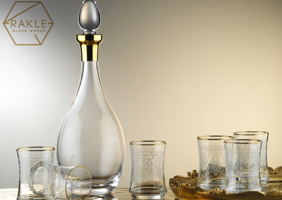 Galata 7 Parça Yaldızlı Şerbet Seti