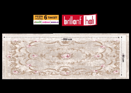 Dijital Nano Halı 80x250 cm