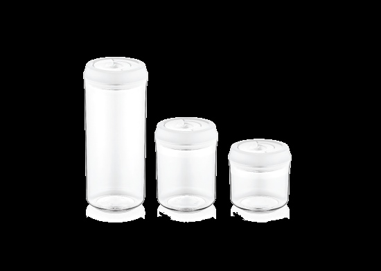 3’lü Vakumlu Saklama Kabı