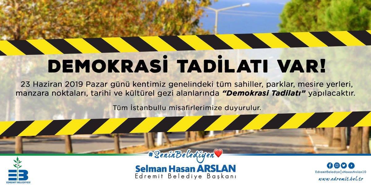 Edremit Belediyesi 23 Haziran Paylaşımı