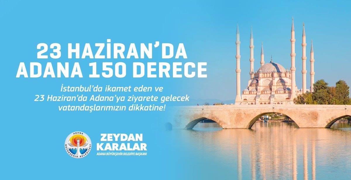 Adana Büyükşehir Belediyesi 23 Haziran Paylaşımı