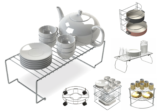 Metal Raf Düzenleyici