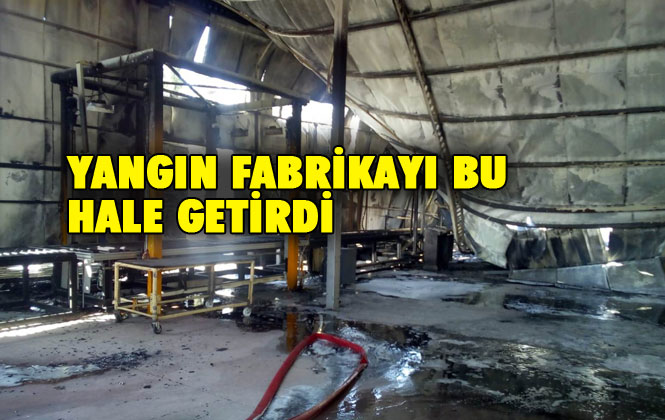 D 400 Karayolu Bağlarbaşı Kavşağındaki Strafor Fabrikasındaki Yangından Fotoğraflar