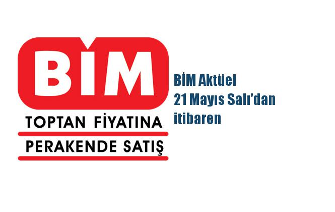 BİM Aktüel 21 Mayıs Salı'dan itibaren İndirimli Ürünlerin Listelendiği Aktüel