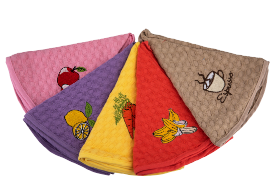 Yuvarlak Nakışlı Peçete