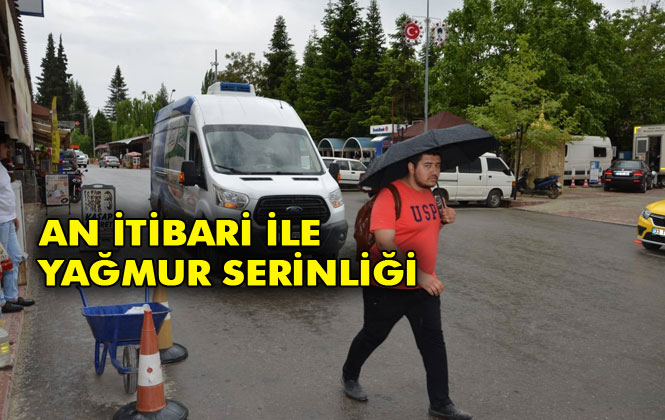 An İtibariyle Mersin Çamlıyayla'da Yağmur Serinliği