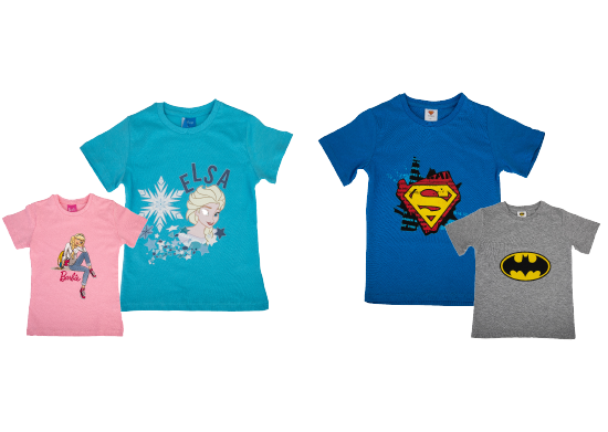 Lisanslı Tişört Kız-Erkek