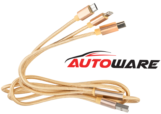 USB Şarj Kablosu 3 In 1