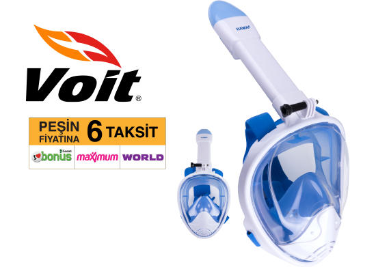 Şnorkel Tam Yüz Dalış Maskesi