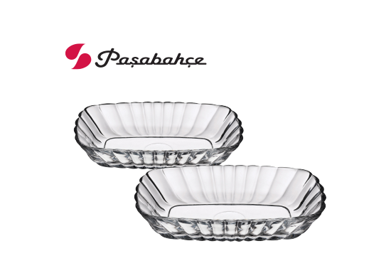 2’li Dikdörtgen Cam Kase