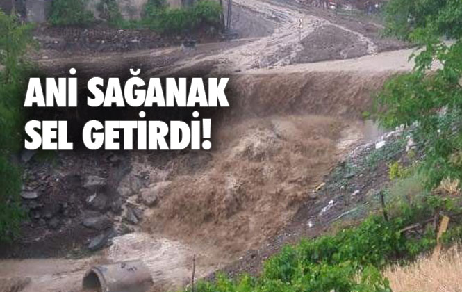 Ani Sağanak Yağış Sel Getirdi