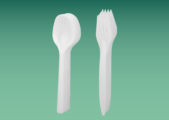 10'lu Plastik Çatal Kaşık