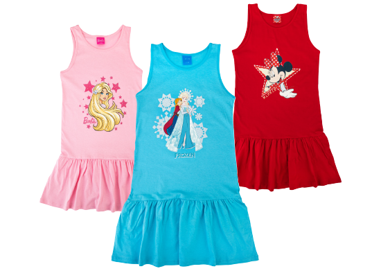 Lisanslı Elbise Kız Çocuk