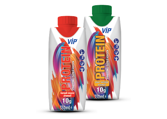 Proteinli Meyve Aromalı İçecek Vip 330 ml