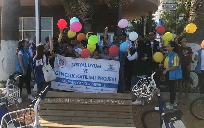 İl Emniyetten Sosyal Uyum ve Gençlik Katılımı Projesi İle Bisiklet Etkinliği