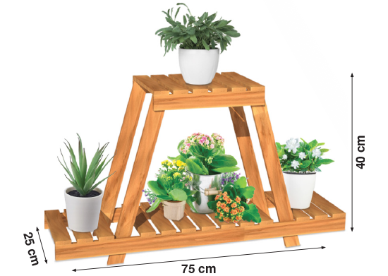 Dekoratif Ahşap Çiçeklik