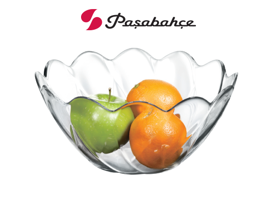 Hasır Dalgalı Kenar Kase ~24 cm