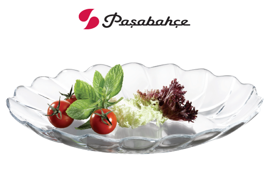 Hasır Dalgalı Kenar Oval Tabak ~30 cm